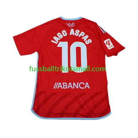 Fußballtrikots Celta de Vigo Iago Aspas 10 2023-2024 Kurzarm Auswärts-trikot kaufen